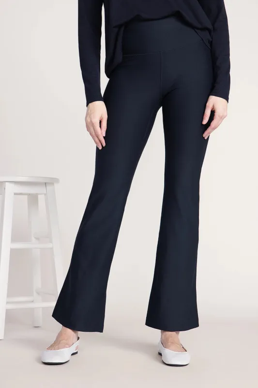 The Active GRS Certified Recycled Poly Wide Leg Yoga Pant  - Black sold by Mondetta