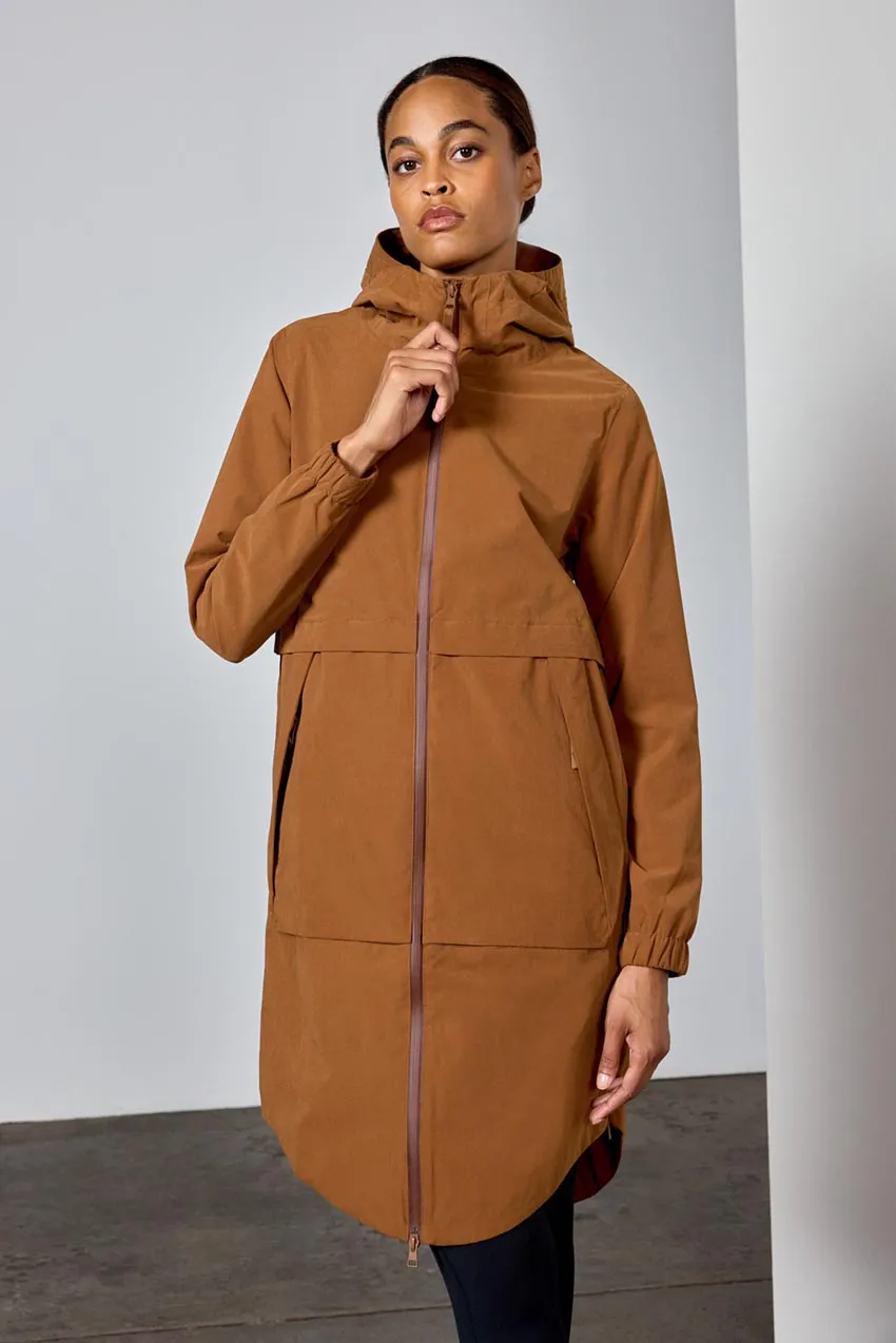 Navigate Recycled Polyester Sueded Waterproof Rain Jacket sold by MPG product image thumbnail 3