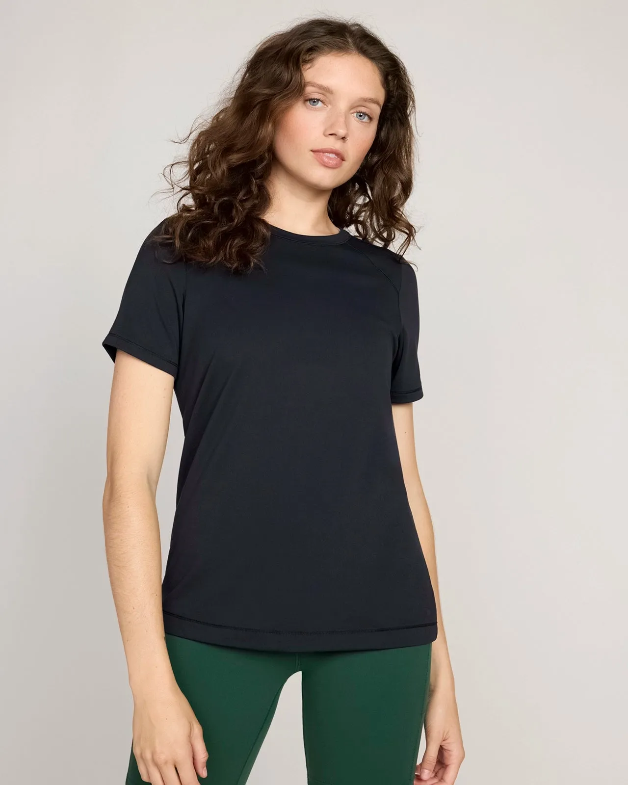 The Active Soft GRS Recycled Nylon T-Shirt - Black sold by Mondetta product image thumbnail 5