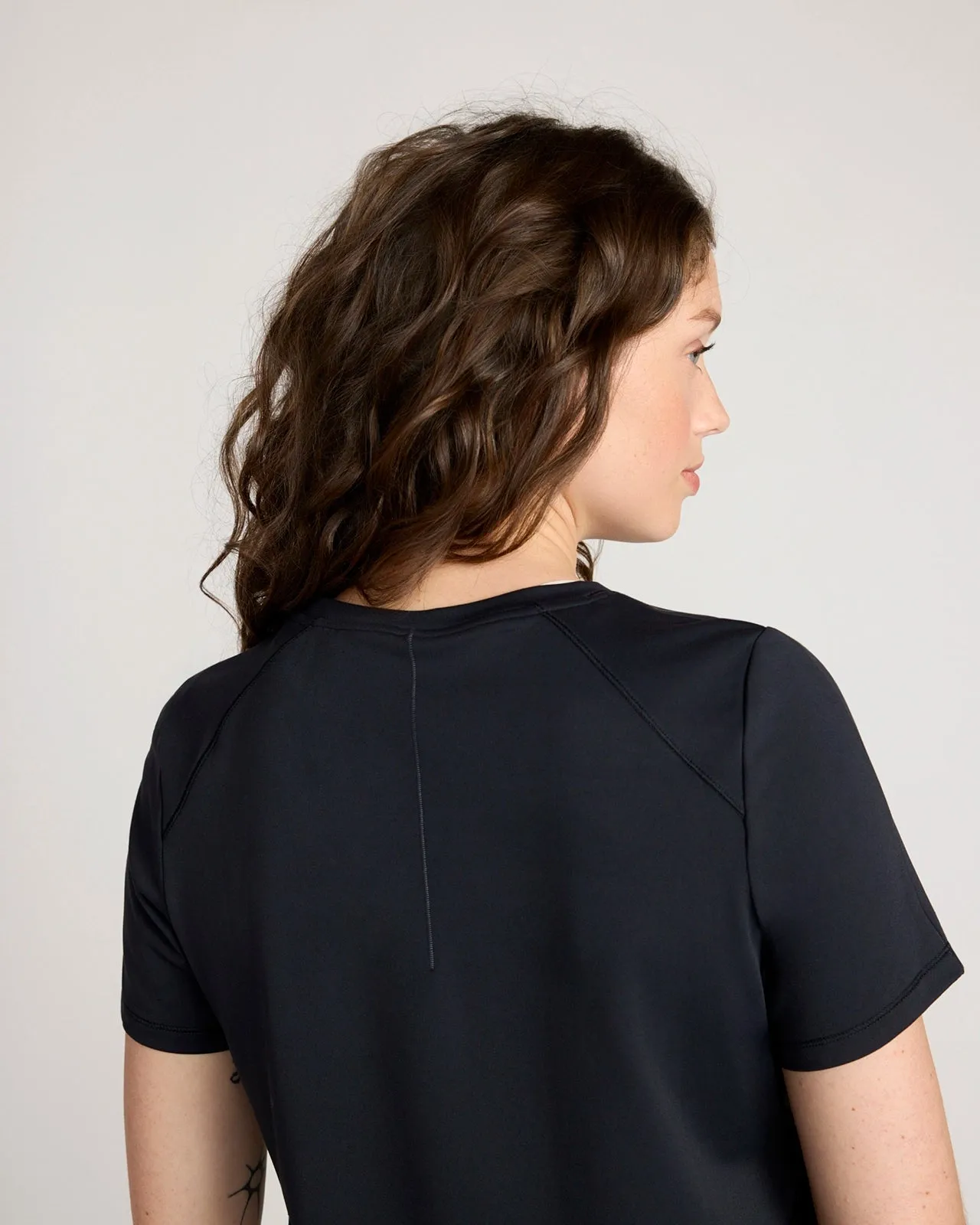 The Active Soft GRS Recycled Nylon T-Shirt - Black sold by Mondetta product image thumbnail 3