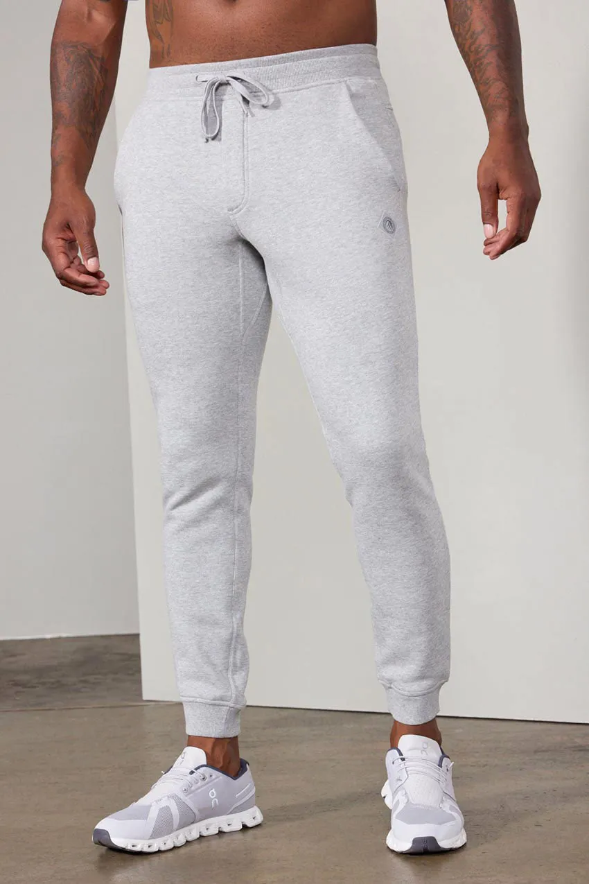 Comfort Men's Fleece Jogger - Htr Concrete sold by MPG