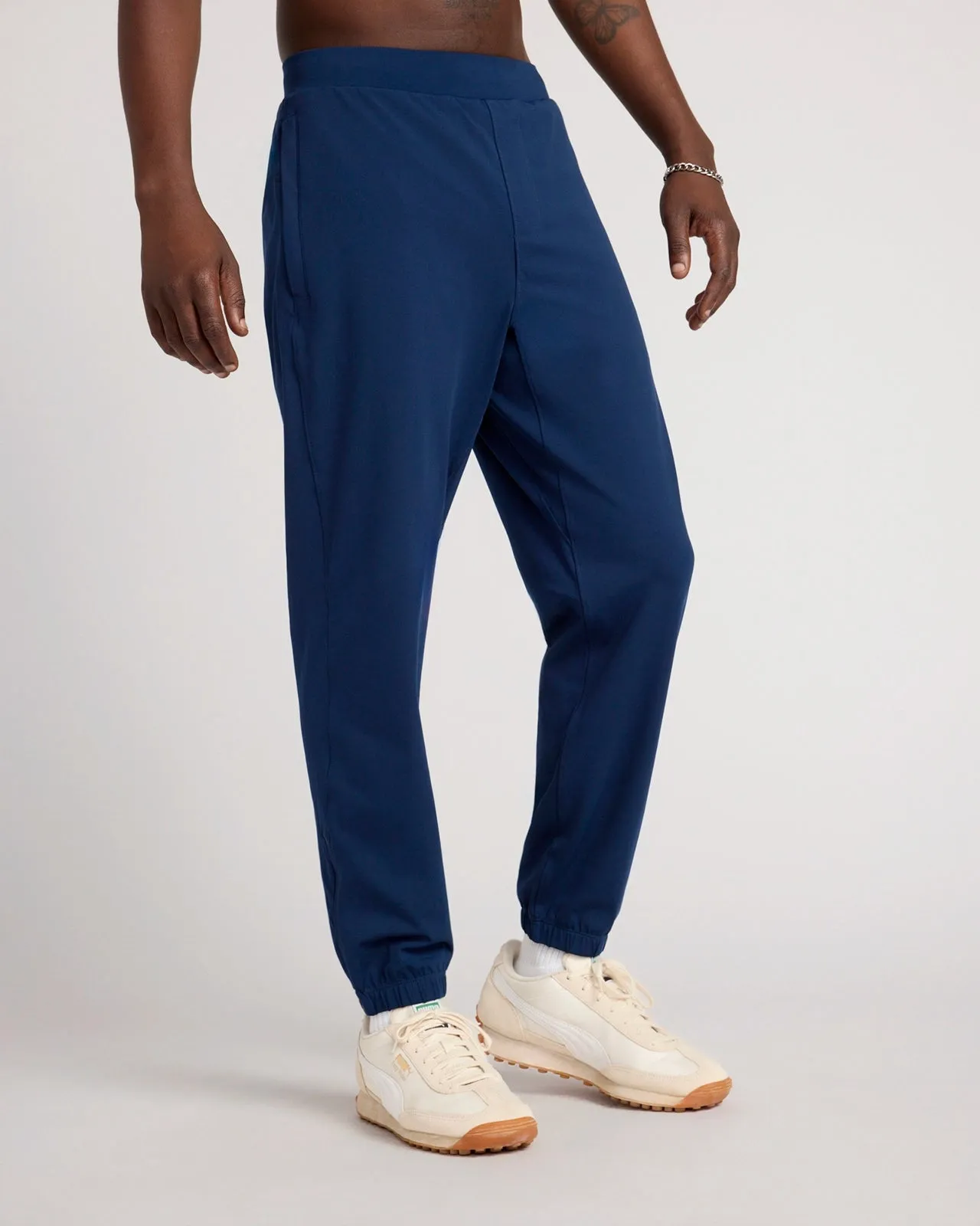 The Active GRS Certified Recycled Poly 29" Stretch Jogger - Dark Denim sold by Mondetta product image thumbnail 4