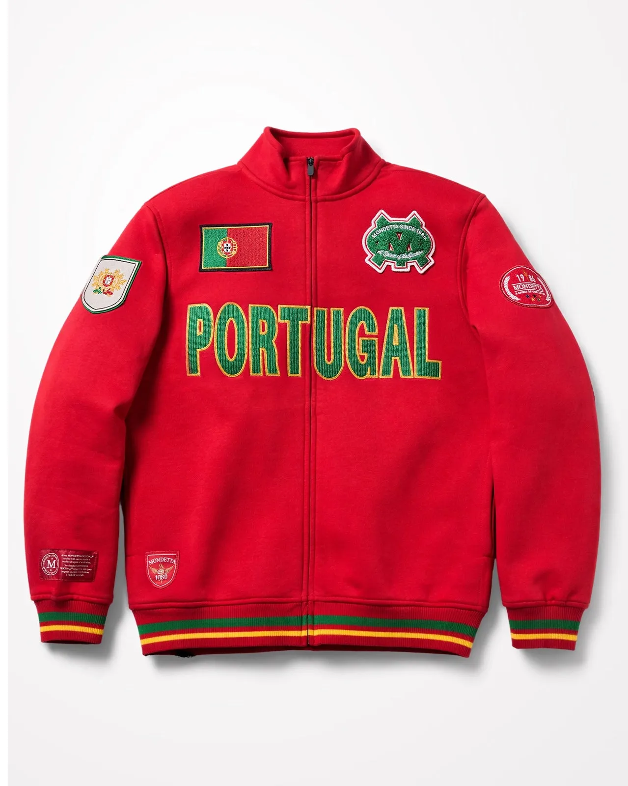 The Pitch World Jacket - Pitch Red/Portugal sold by Mondetta