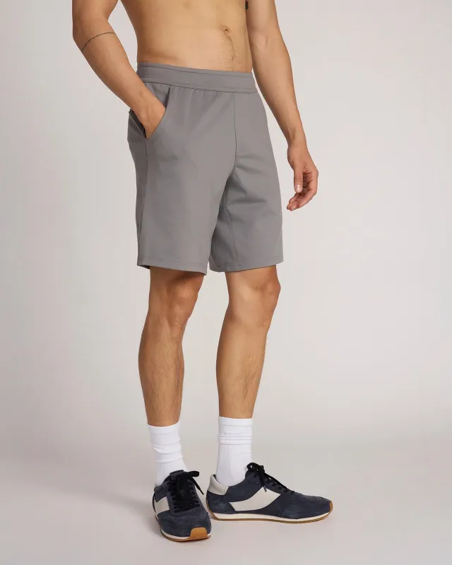 The Active Jacquard Short - Steel Grey made by Mondetta