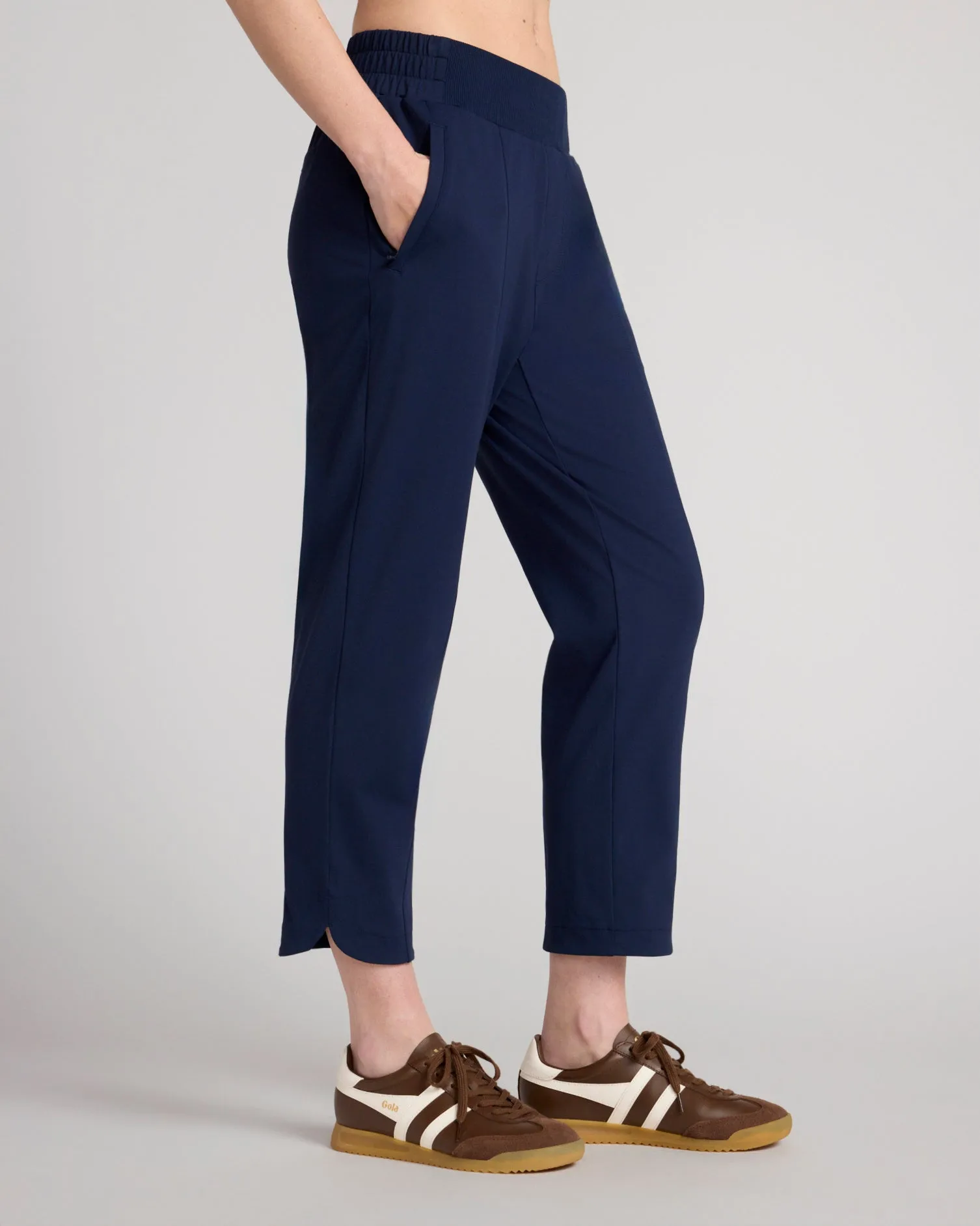 The Soft Stretch Weekend Pant - Navy Blazer sold by Mondetta product image thumbnail 2