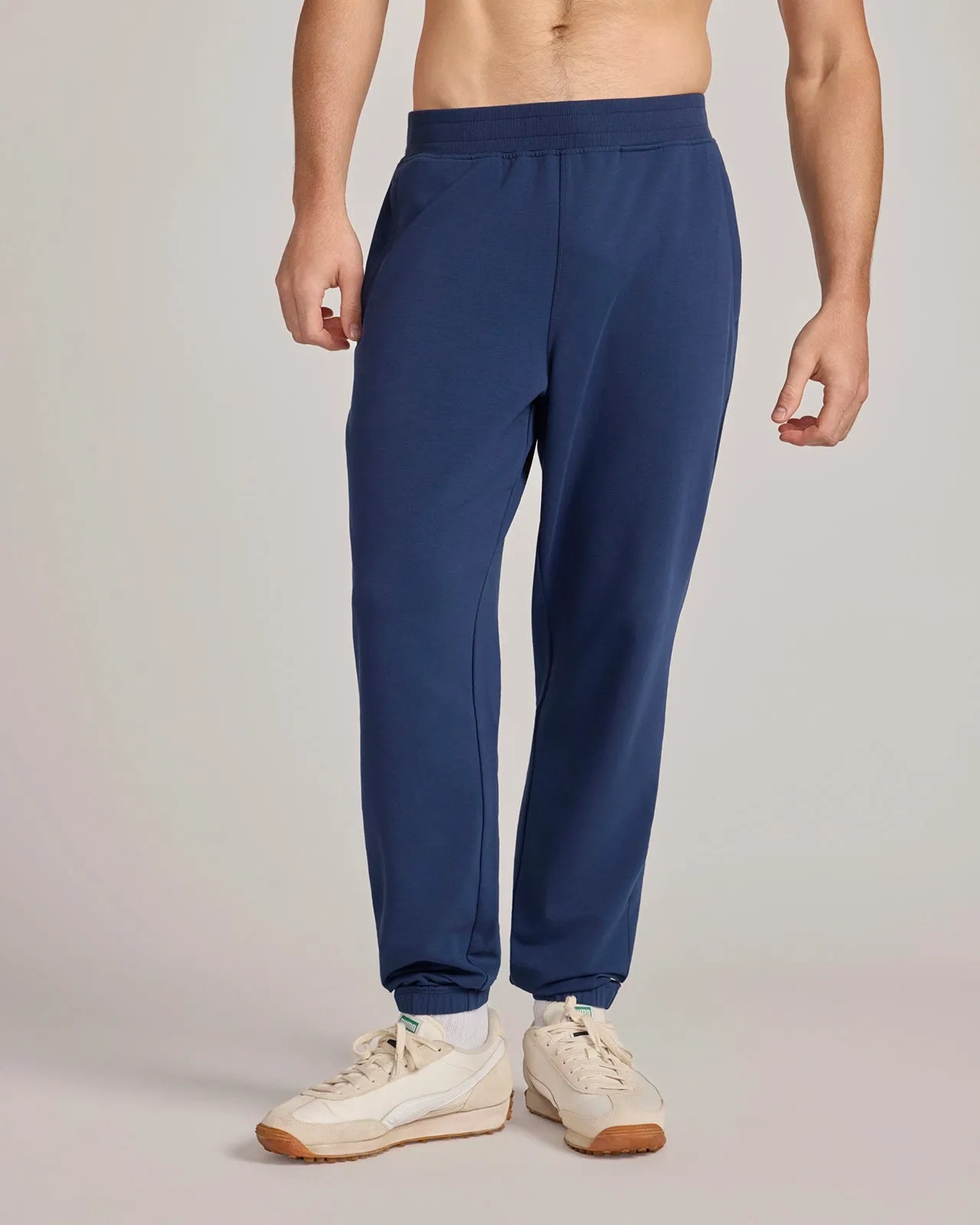 The Soft Terry Organic Cotton Jogger - Dress Blues sold by Mondetta product image thumbnail 2