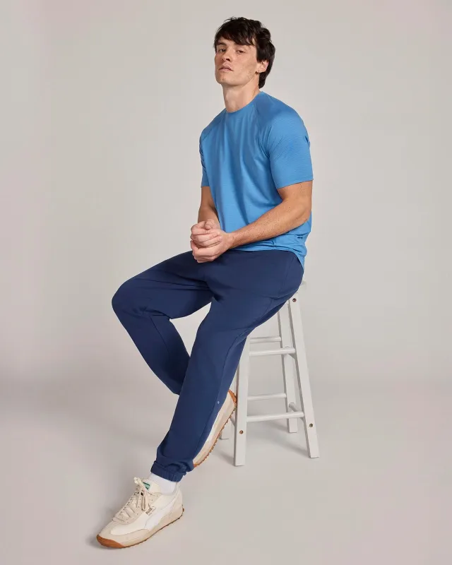 The Soft Terry Organic Cotton Jogger&nbsp; - Dress Blues made by Mondetta