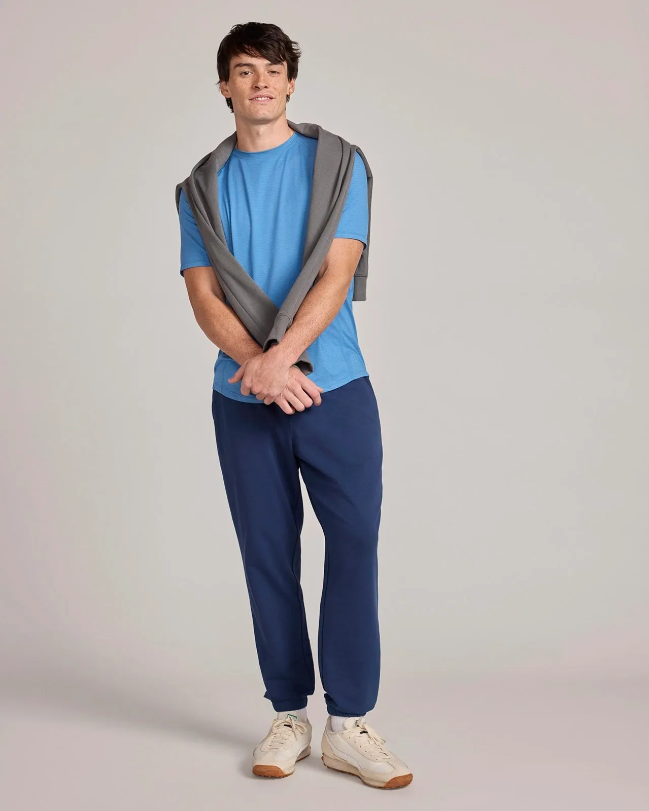 The Soft Terry Organic Cotton Jogger - Dress Blues sold by Mondetta product image thumbnail 5
