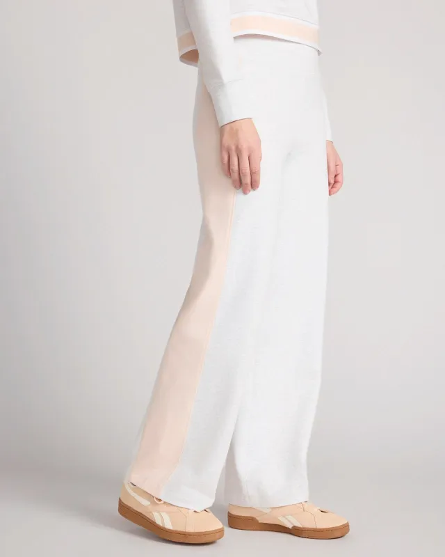 The Soft Luxe French Terry Straight Leg Pant - Heather Grey made by Mondetta