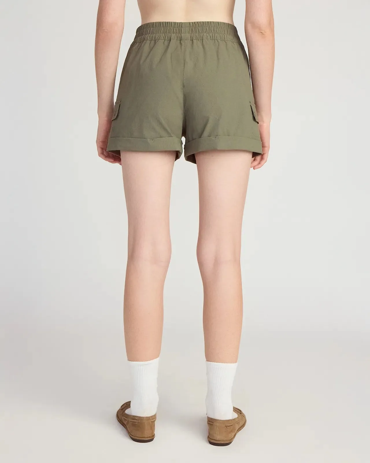 The Active Light Stretch Short - Dusty Olive sold by Mondetta product image thumbnail 5
