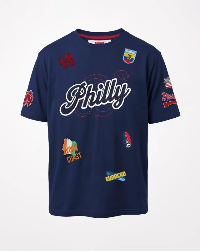 The Unity T-Shirt - Unity T-Shirt Navy/Philly made by Mondetta