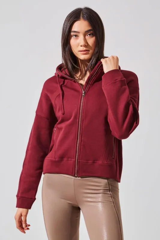 Aspire Recycled Organic Cotton Cropped Hoodie sold by MPG