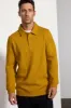 Comfort Men's Fleece Polo - Old Gold sold by MPG