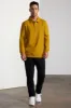 Comfort Men's Fleece Polo - Old Gold sold by MPG