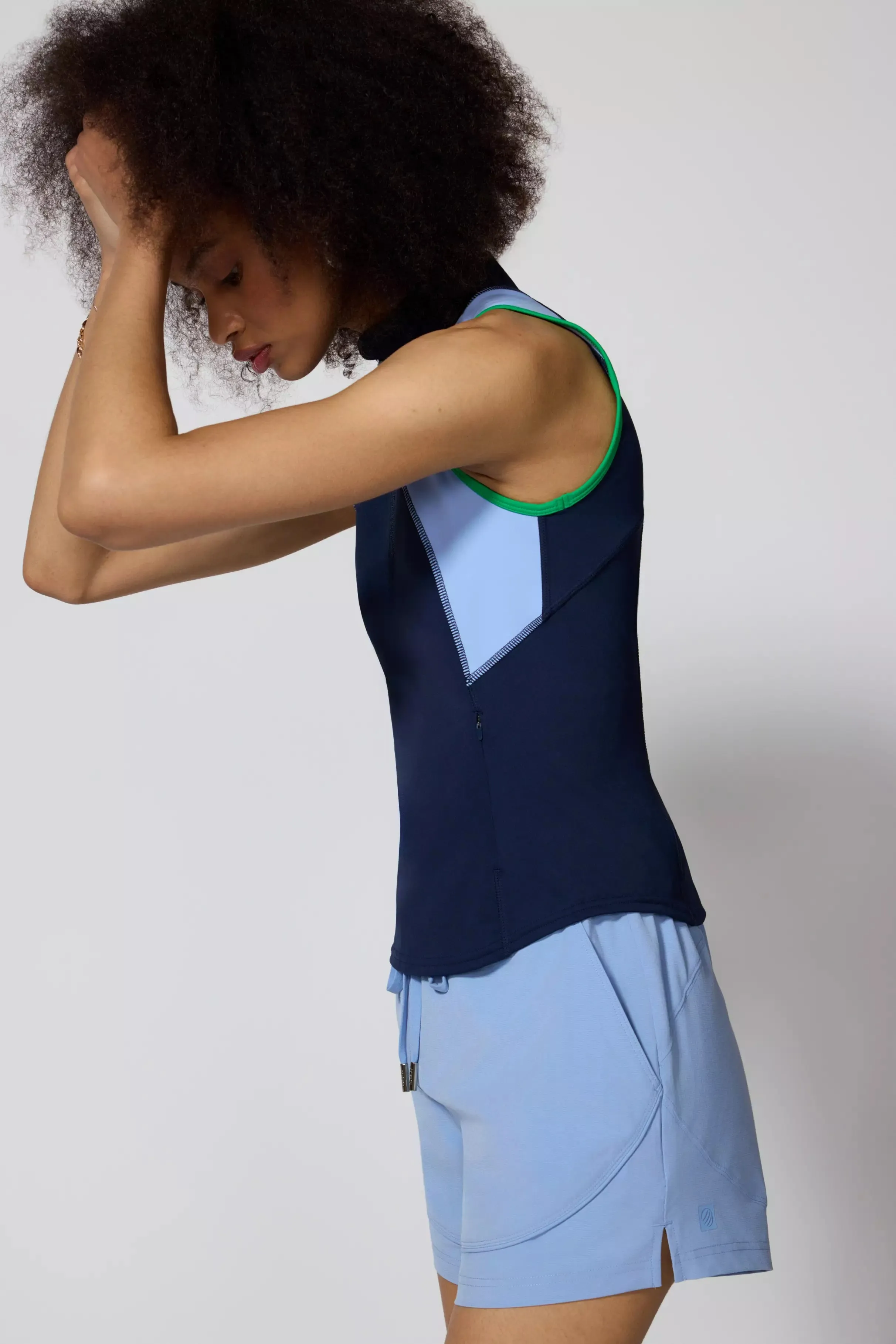 Vital 1/4 Zip Club Tank Top sold by MPG product image thumbnail 4