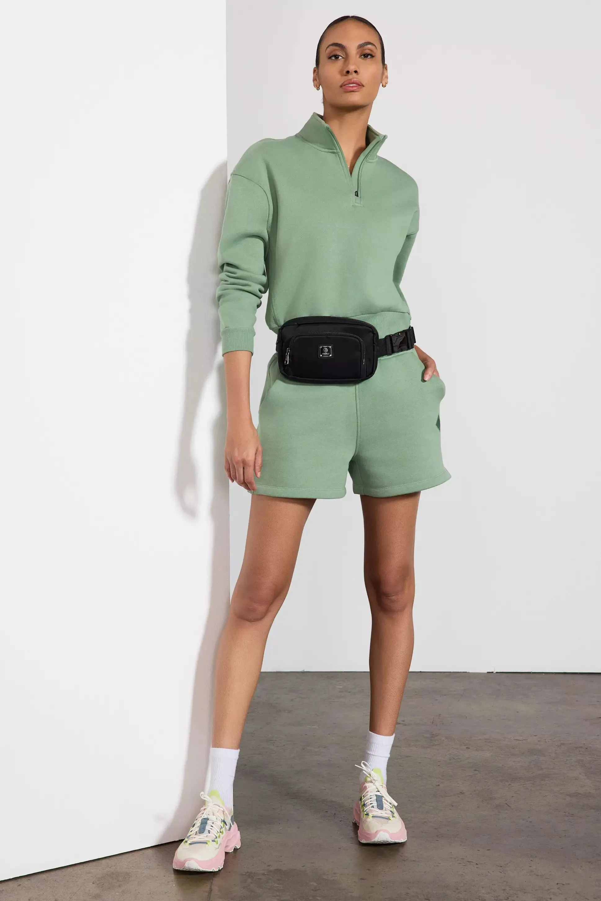 Comfort Fleece 1/4 Zip - Hedge Green sold by MPG product image thumbnail 2