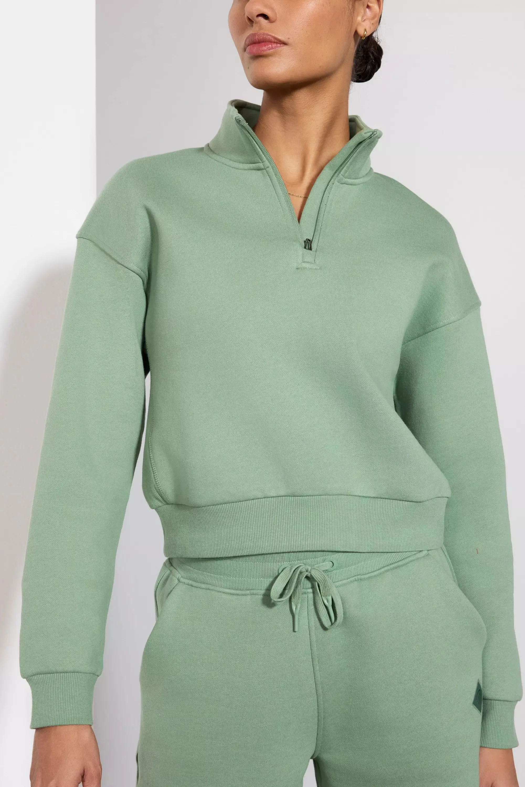 Comfort Fleece 1/4 Zip - Hedge Green sold by MPG product image thumbnail 5