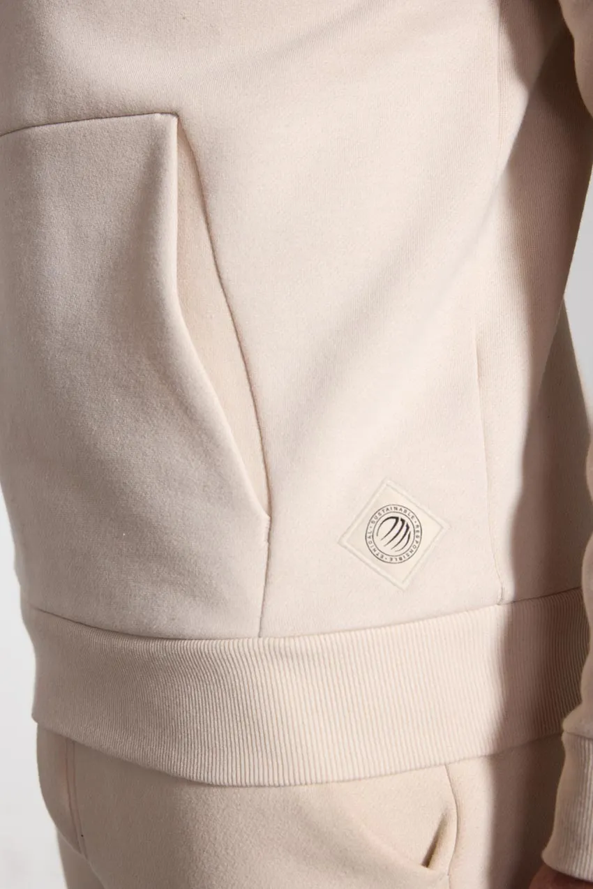 Comfort Men's Fleece Pullover Hoodie - Stone sold by MPG product image thumbnail 5