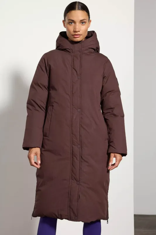 RDS Down Maxi Puffer - Chocolate Brown sold by MPG