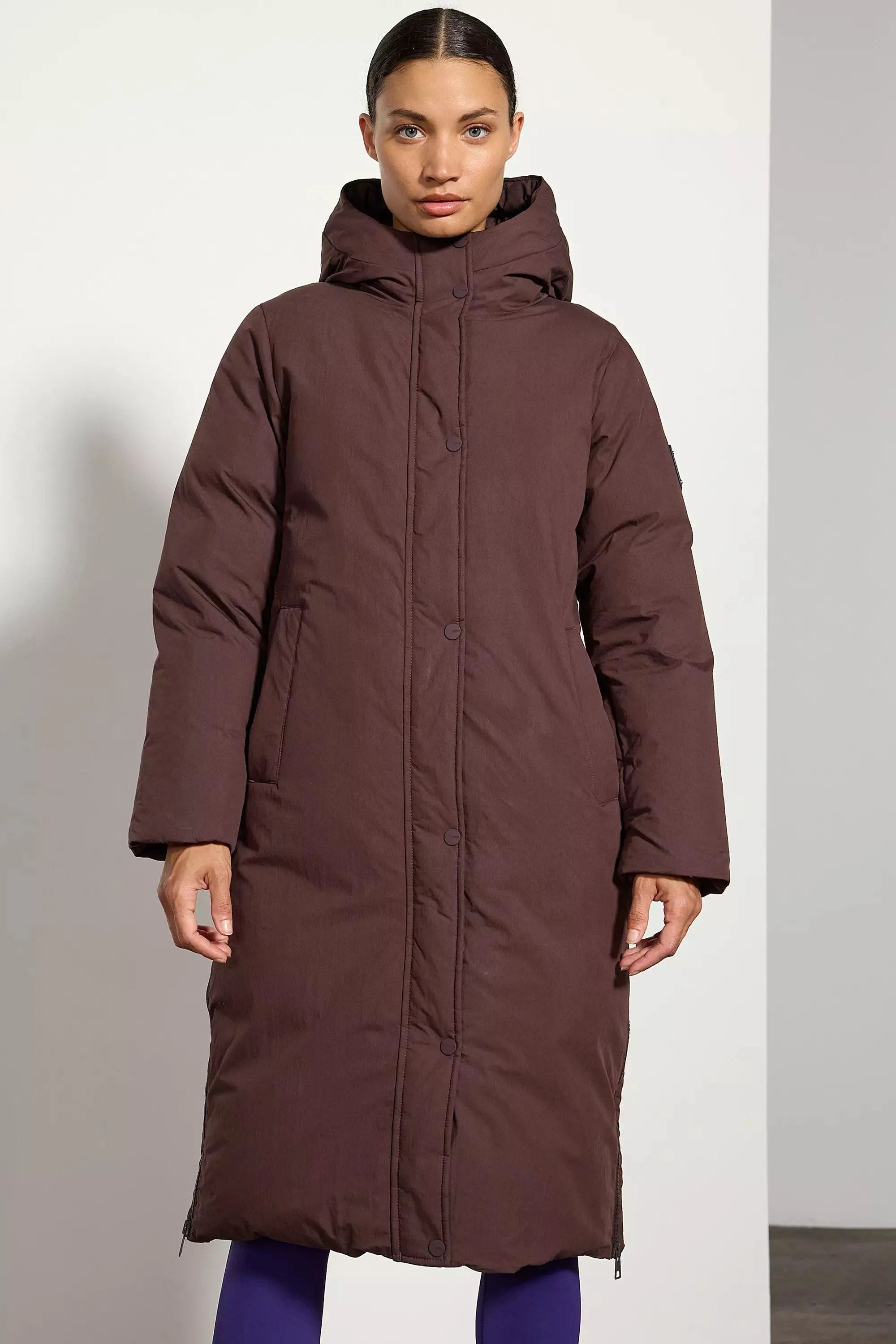 RDS Down Maxi Puffer - Chocolate Brown sold by MPG