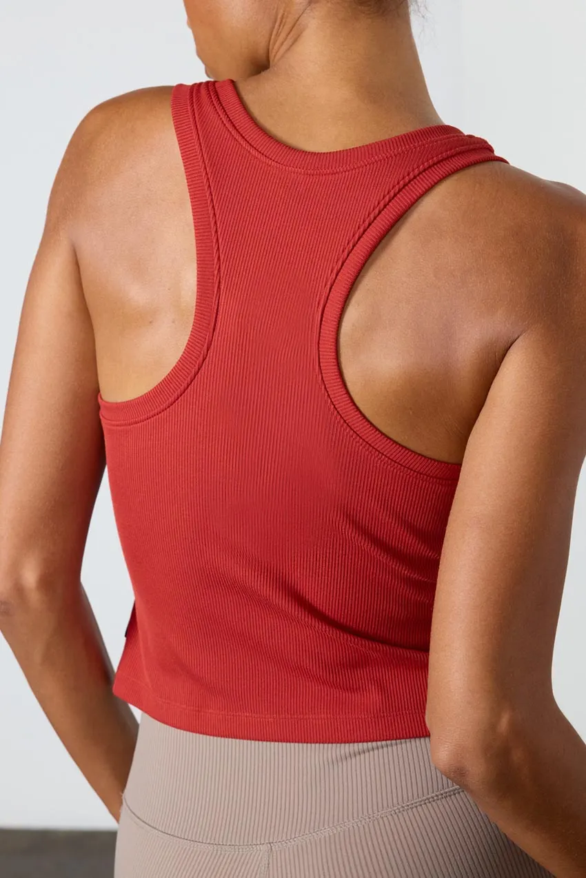 Poise Ribbed Crop Tank Top sold by MPG product image thumbnail 3
