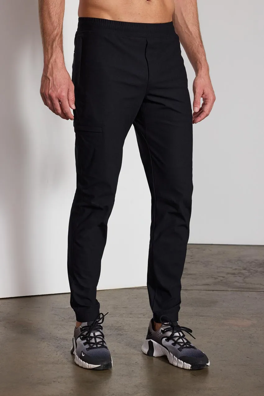 Limitless Recycled Polyester Warp Knit Cargo Jogger sold by MPG