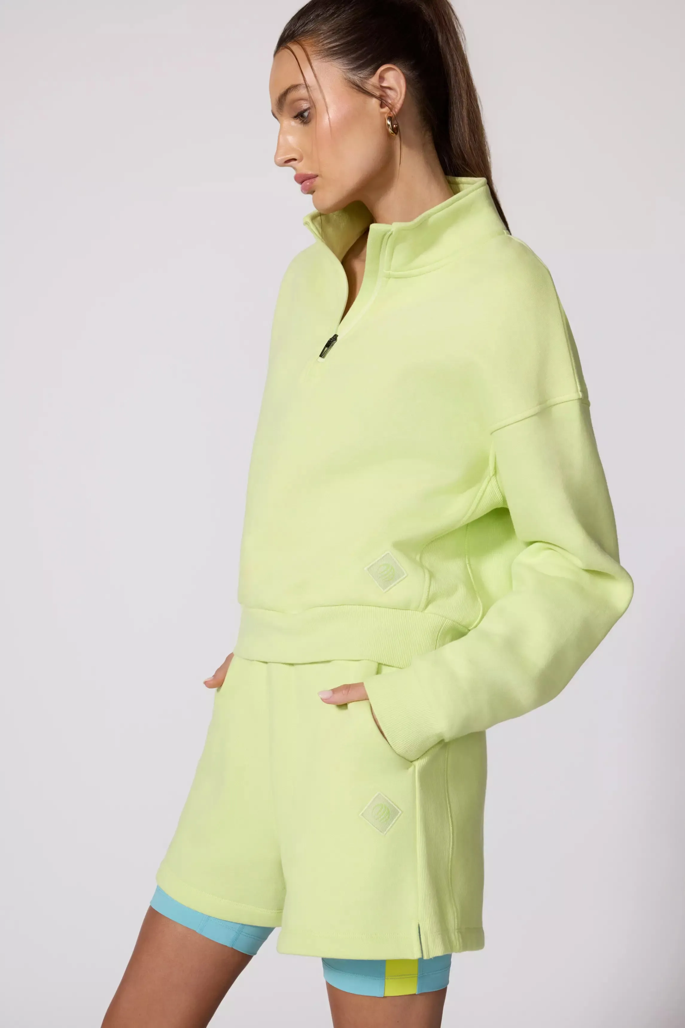 Comfort Fleece 1/4 Zip - Shadow Lime sold by MPG product image thumbnail 4