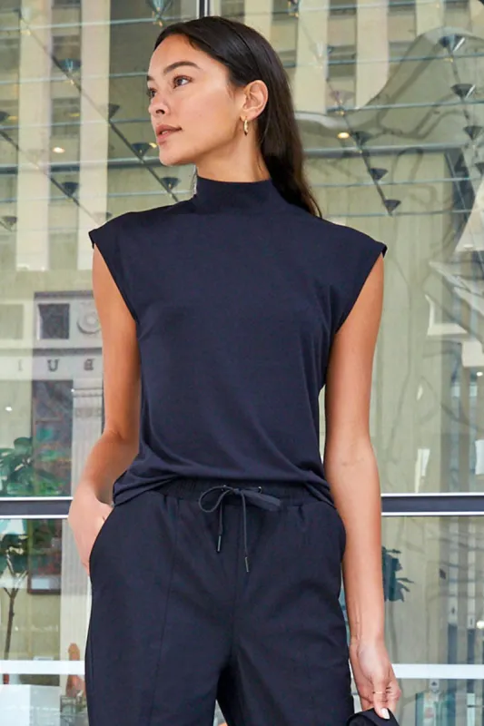 Expression Sleeveless Mock Neck Top sold by MPG