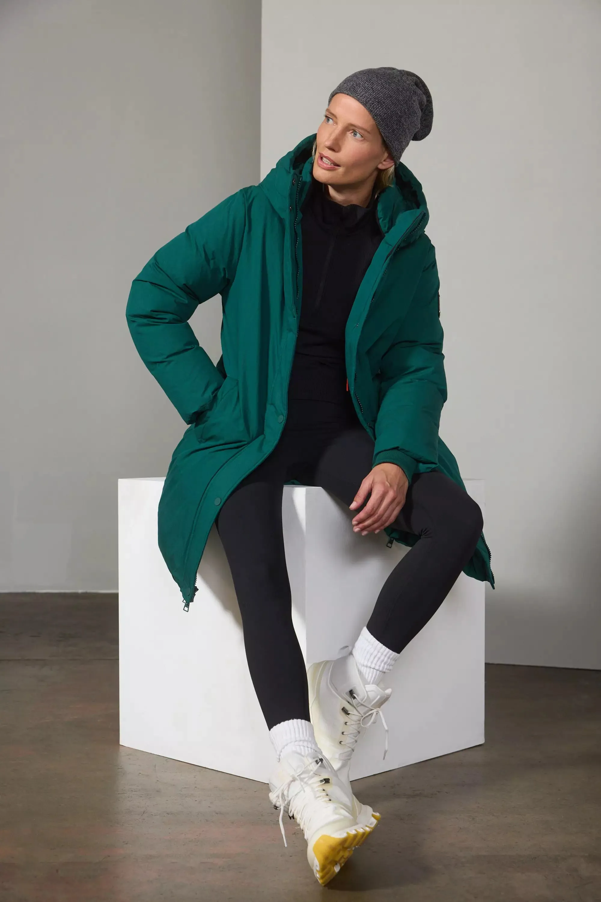 RDS Down Midi Puffer - Botanical Garden sold by MPG