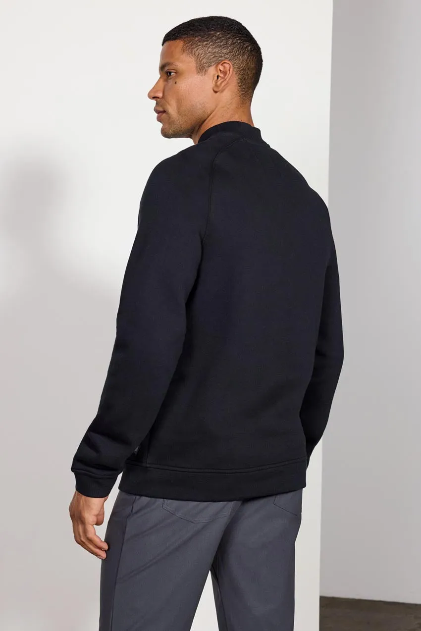Comfort Men's Fleece Bomber Jacket - Black sold by MPG product image thumbnail 2