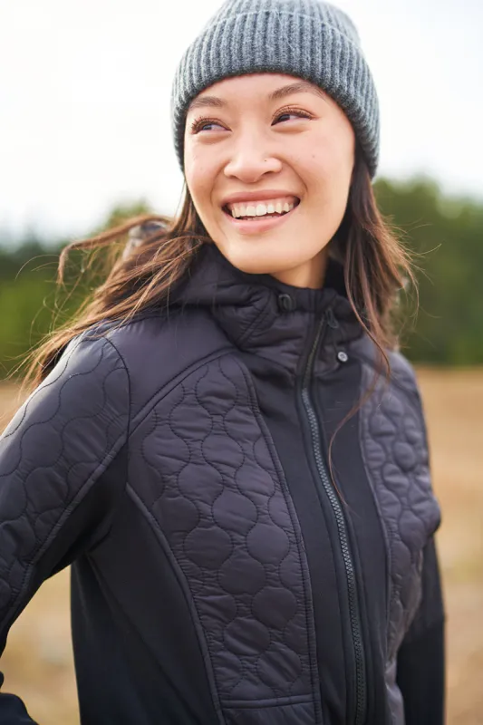 Women’s Fusion Mixed Media Jacket sold by MPG