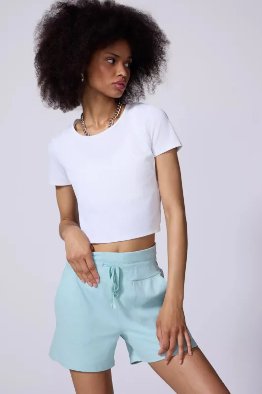 Vivid Panelled Short Sleeve T-Shirt sold by MPG