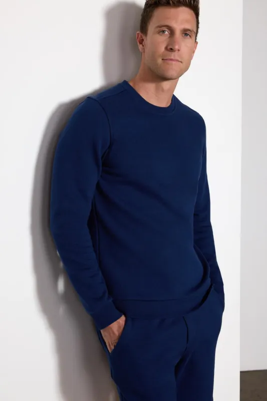 Comfort Men's Fleece Sweatshirt - Navy sold by MPG