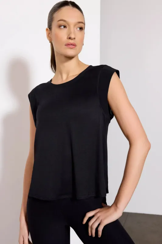 Pace Relaxed Fit Tee - Black sold by MPG