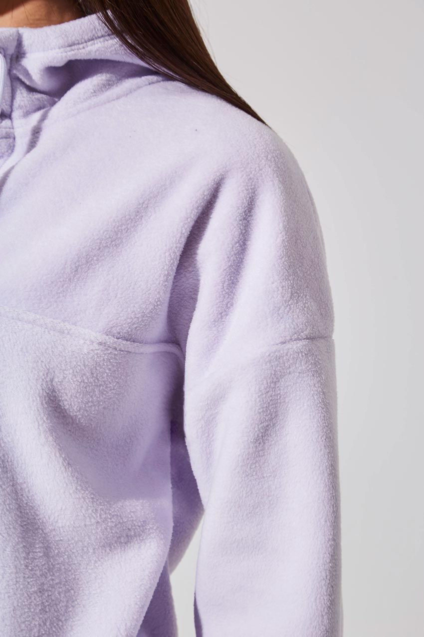 Avril Cropped Fleece Hoodie sold by MPG product image thumbnail 5