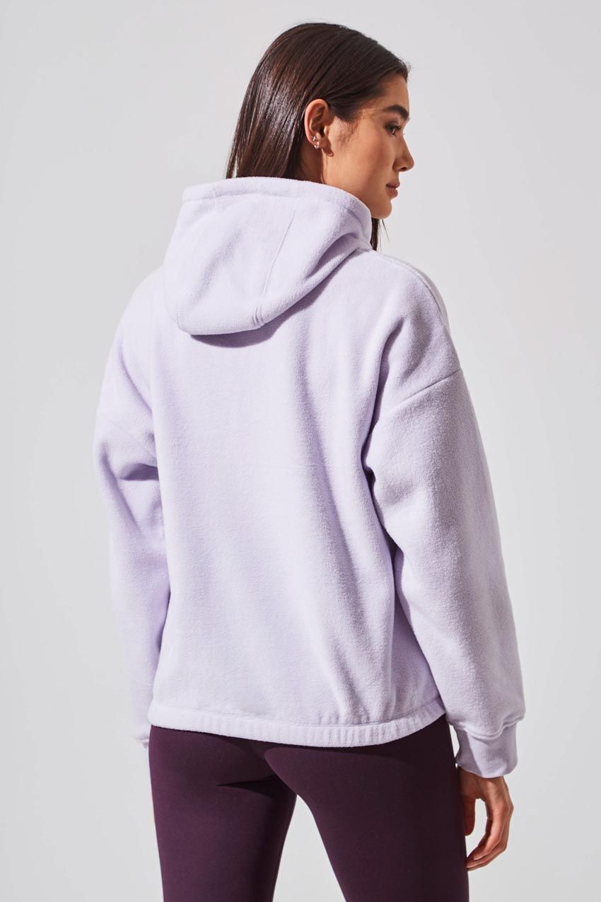 Avril Cropped Fleece Hoodie sold by MPG product image thumbnail 3