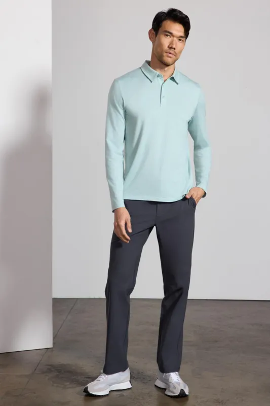 Triumph Long Sleeve Polo - Blue Haze sold by MPG