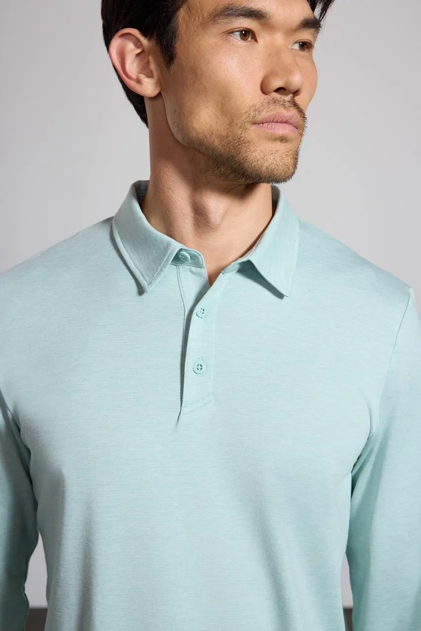 Triumph Long Sleeve Polo - Blue Haze sold by MPG product image thumbnail 5