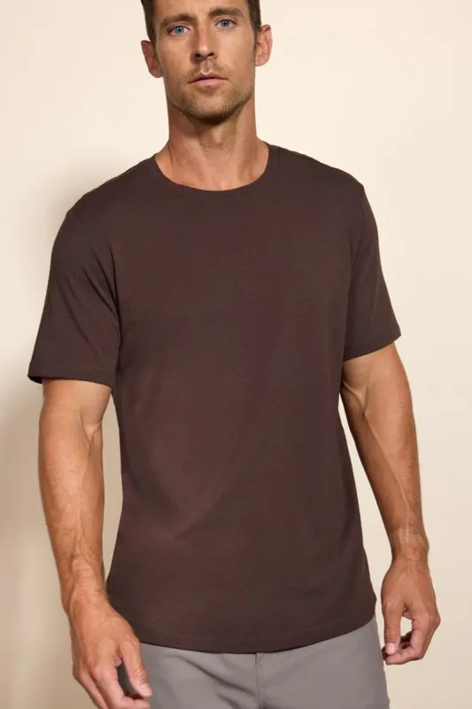 Pima Cotton Curved Hem Tee sold by MPG