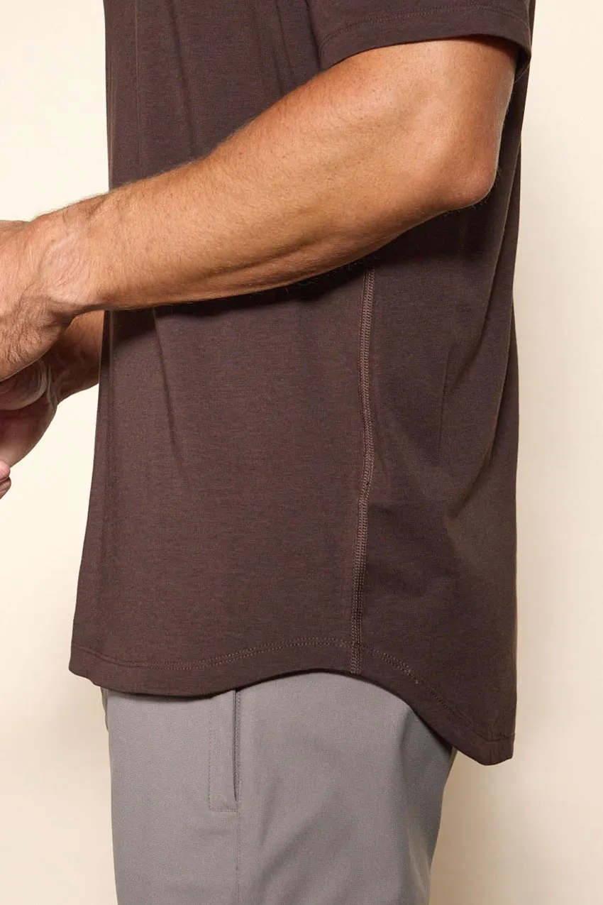 Pima Cotton Curved Hem Tee sold by MPG product image thumbnail 4