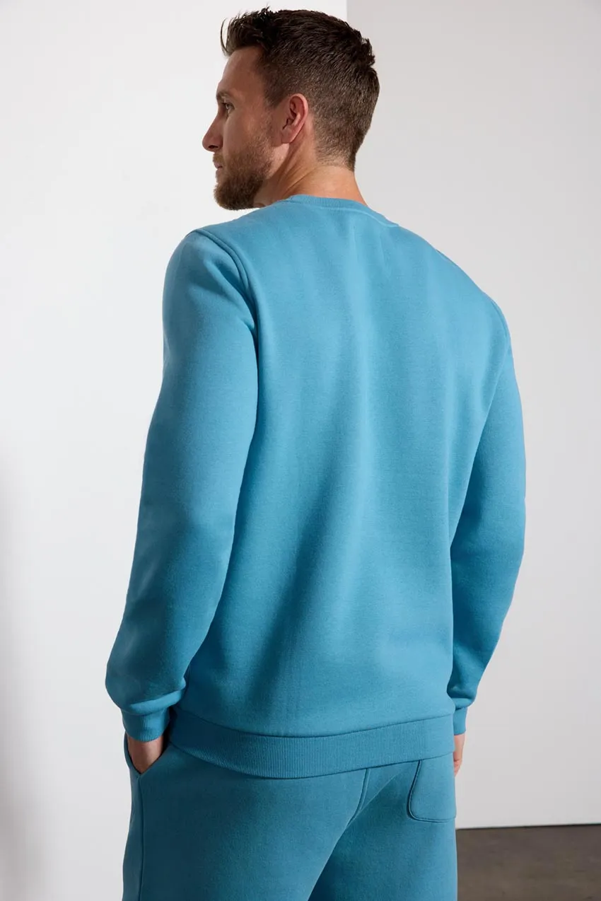 Comfort Men's Fleece Sweatshirt - Adriatic Blue sold by MPG product image thumbnail 3