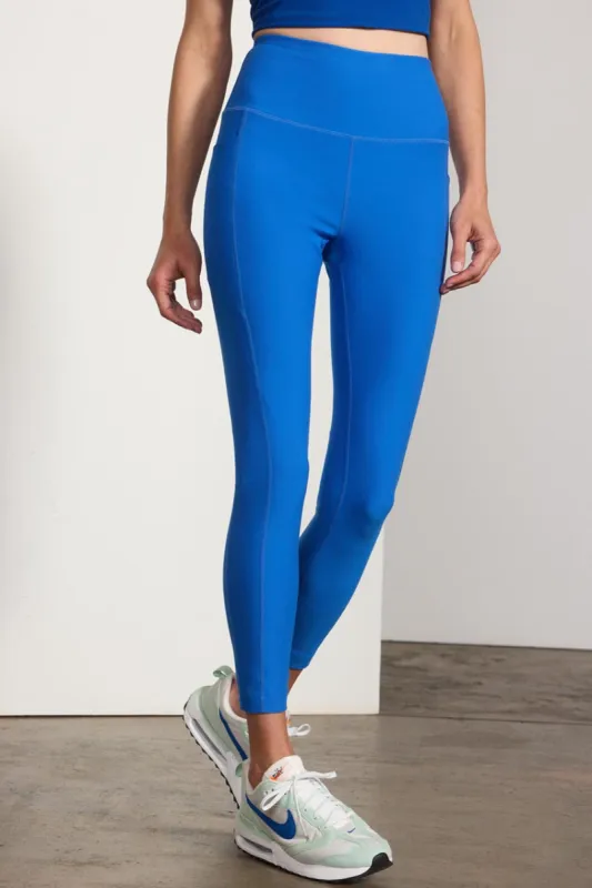 Explore Recycled Polyester High-Waisted Side Pocket Legging 25" Peached – Sale sold by MPG