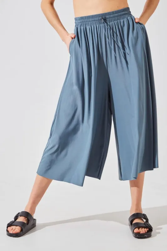 Groove Luxe Tactel® Cropped Wide Leg Pant sold by MPG