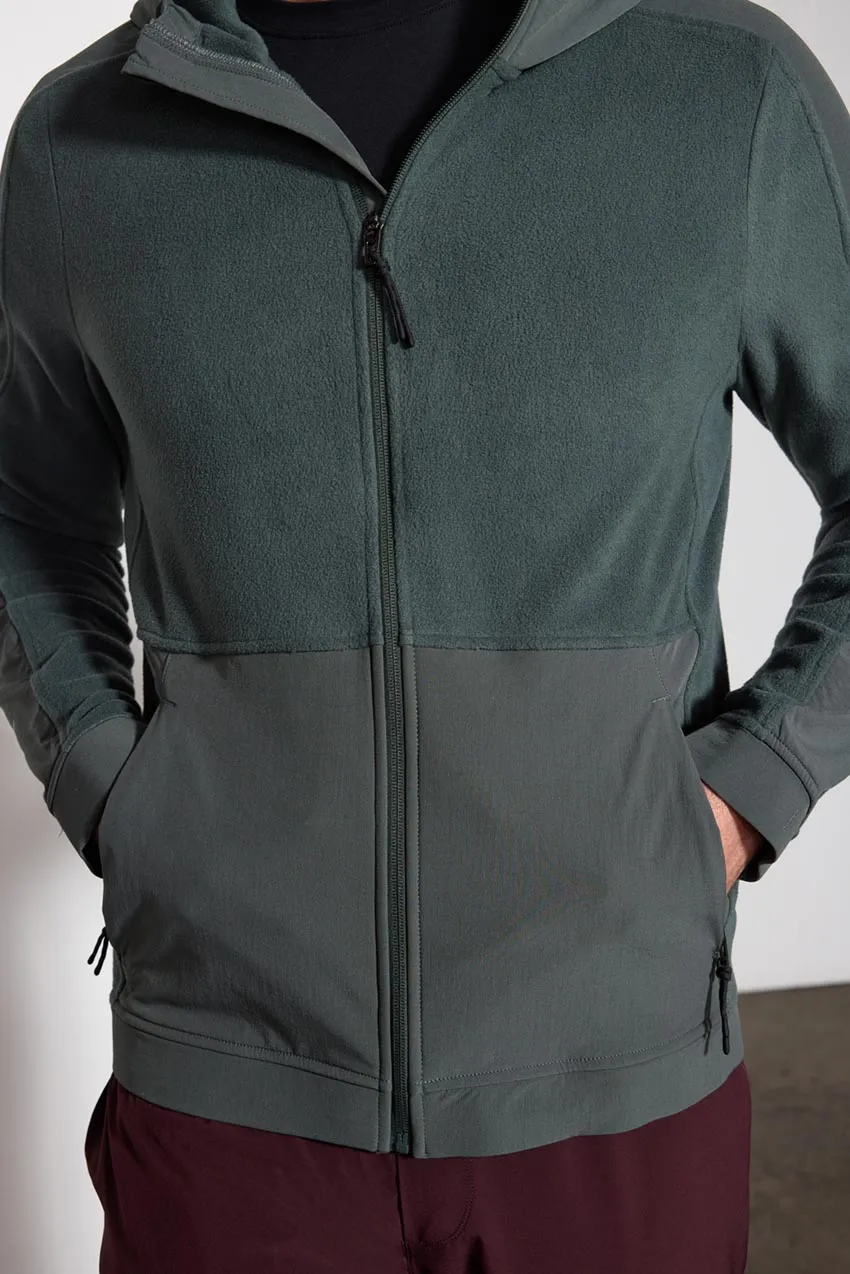 Venture Recycled Polyester Mixed Media Zip-Up Hoodie sold by MPG product image thumbnail 4