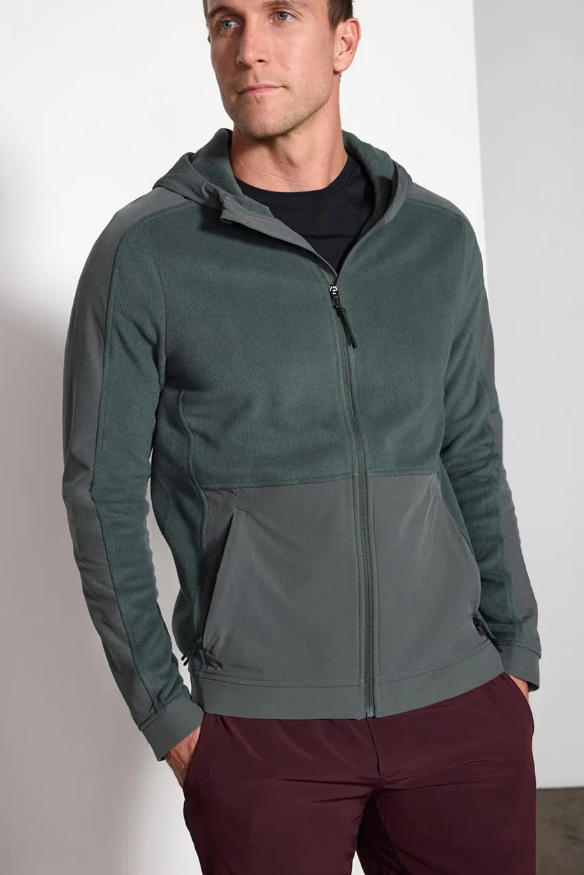 Venture Recycled Polyester Mixed Media Zip-Up Hoodie sold by MPG