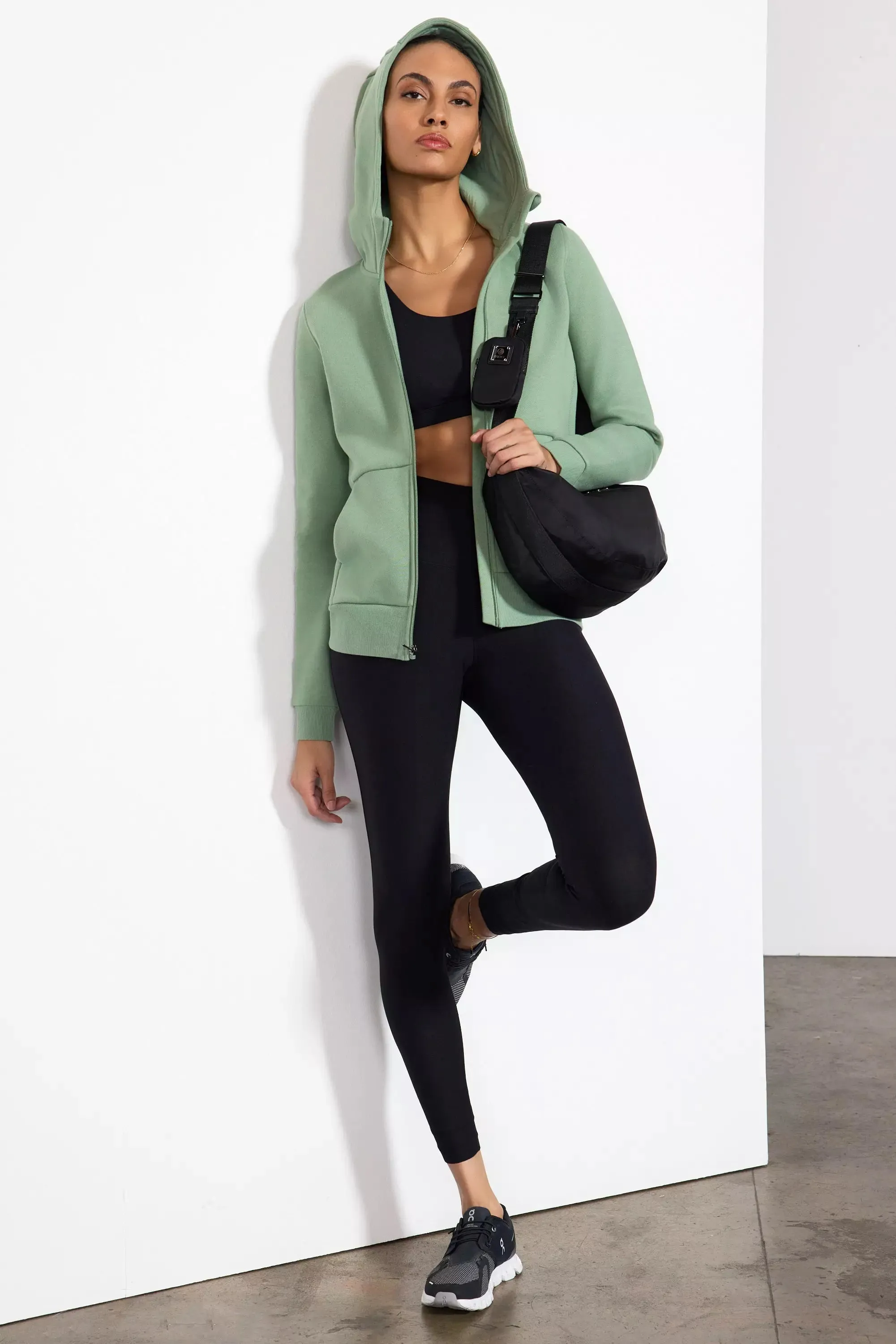 Comfort Fleece Zip-Up Hoodie - Hedge Green sold by MPG product image thumbnail 2