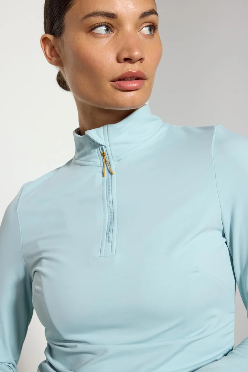 Forge Recycled Nylon Half-Zip Fitted Long Sleeve Top sold by MPG product image thumbnail 5