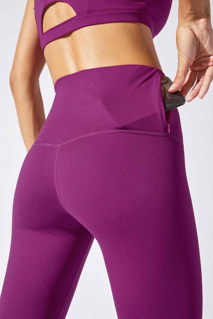 Sakura MPG SCULPT Recycled Polyester High Waisted 7/8 Legging sold by MPG product image thumbnail 4