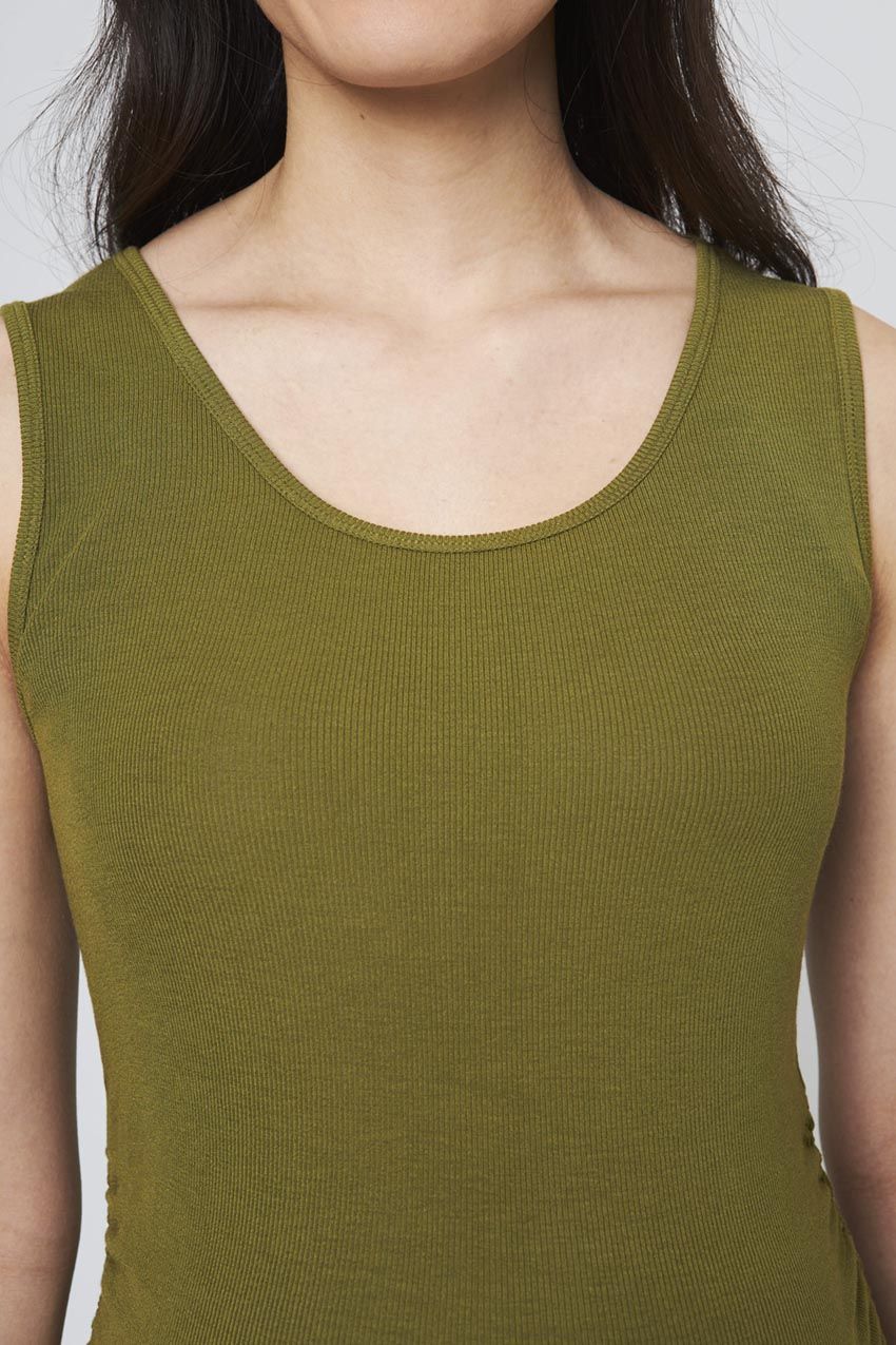 Composure Ribbed Maternity Tank Top sold by MPG product image thumbnail 4