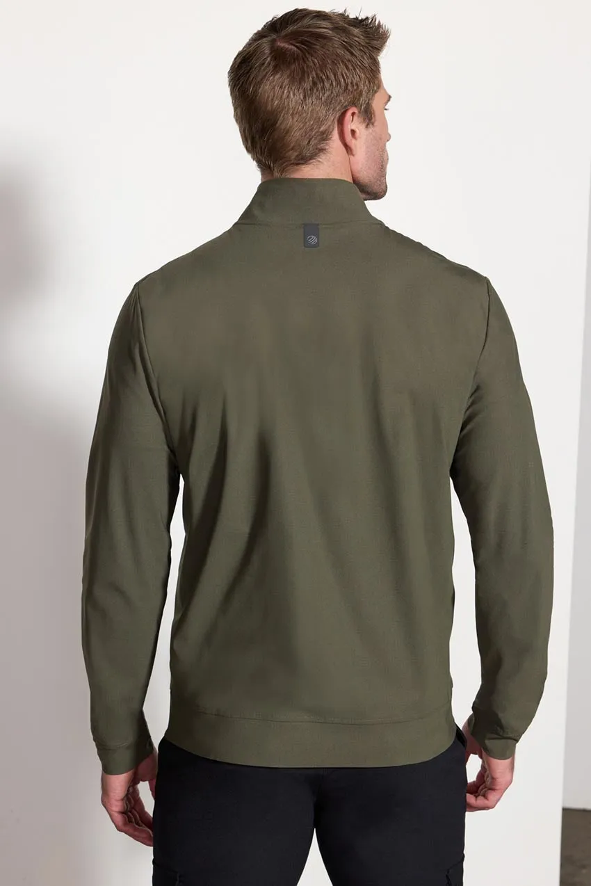Limitless Recycled Polyester Warp Knit Half-Zip Pullover sold by MPG product image thumbnail 3